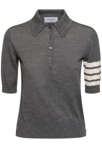 Relaxed Fit Wool Polo