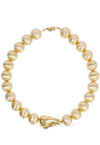 Shell Charm Beaded Choker