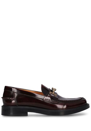 25mm Gomma T Ring Brushed Loafers