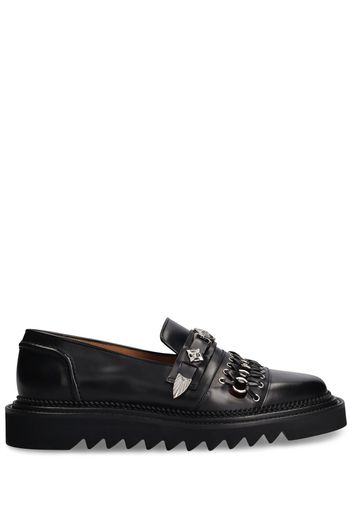 Black Leather Loafers