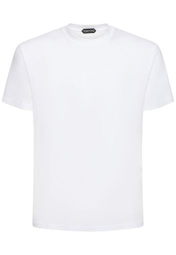 Lyocell & Cotton S/s Crewneck T-shirt
