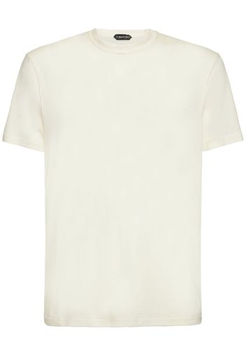 Lyocell & Cotton S/s Crewneck T-shirt