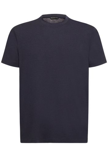 Lyocell & Cotton S/s Crewneck T-shirt