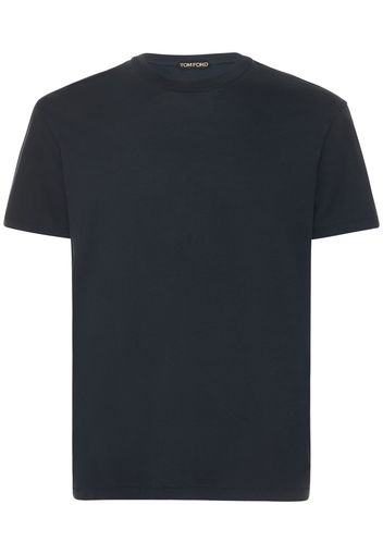 Lyocell & Cotton S/s Crewneck T-shirt