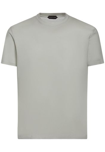 Lyocell & Cotton S/s Crewneck T-shirt