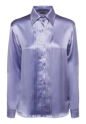 Fluid Charmeuse Silk Shirt