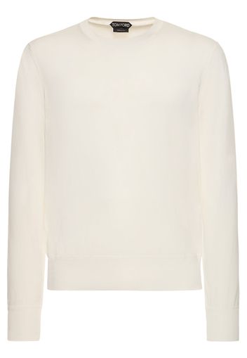 Superfine Cotton Crewneck Sweater