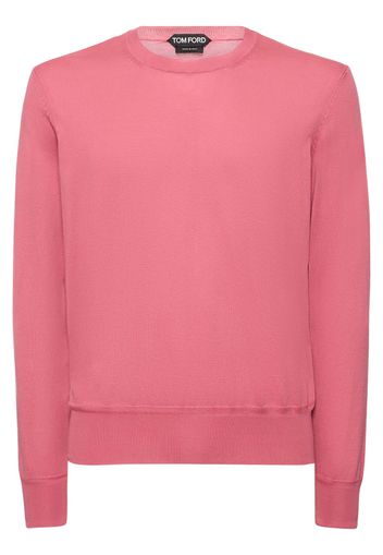 Superfine Cotton Crewneck Sweater