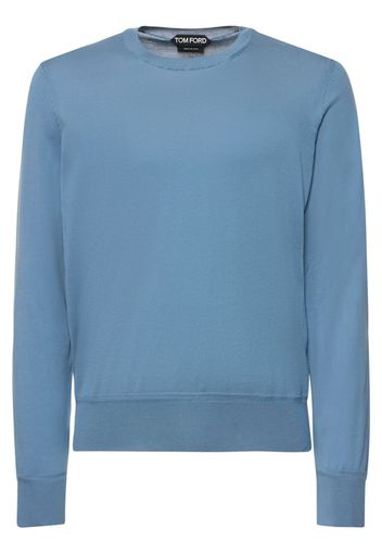 Superfine Cotton Crewneck Sweater