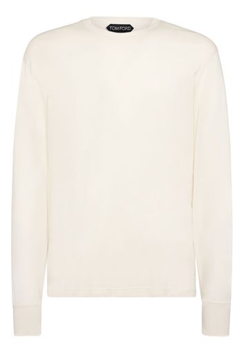 Lyocell & Cotton Crewneck T-shirt