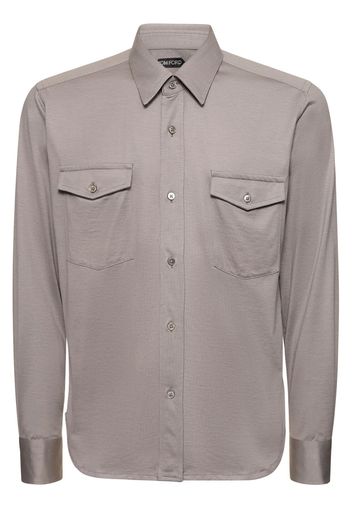 Fluid Silk & Cotton Shirt