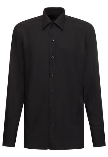 Fluid Silk Slim Fit Shirt