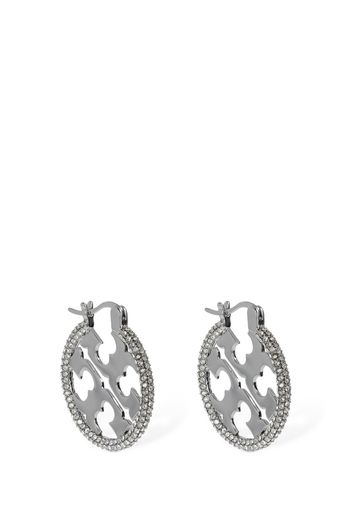 Miller Pavé Hoop Earrings