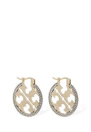 Miller Pavé Hoop Earrings