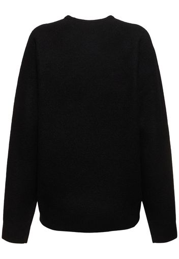 Crewneck Wool Knit Sweater