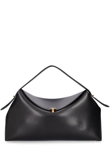 T-lock Palmellata Leather Top Handle Bag