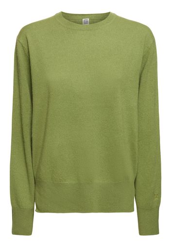 Crewneck Cashmere Knit Sweater