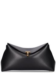 T-lock Leather Clutch