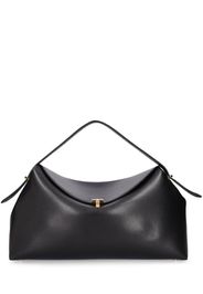 T-lock Palmellata Leather Top Handle Bag