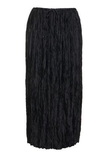 Dioni Pleated Tech Midi Skirt