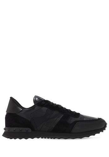 Rock Runner Leather Sneakers