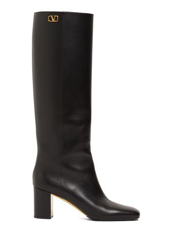 70mm Golden Walk Leather Tall Boots