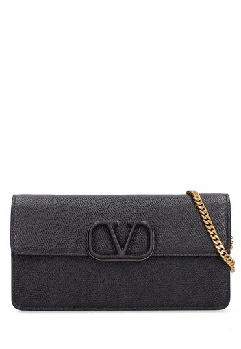 Vlogo Leather Wallet W/chain