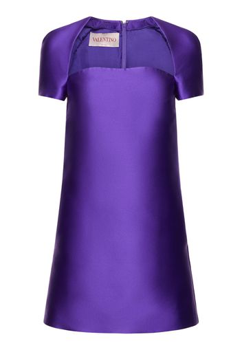 Square Neck Duchesse Mini Dress