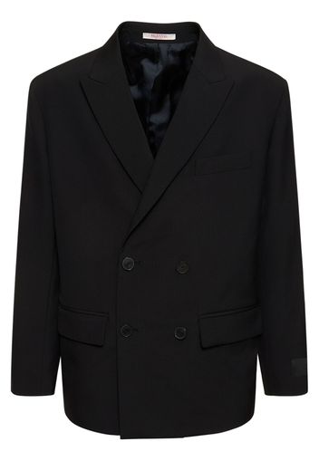 Double Breast Wool Blazer