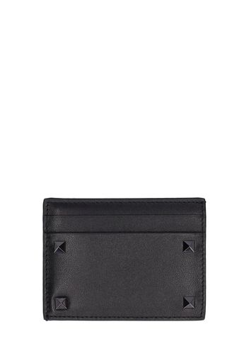 Rockstud Leather Card Holder