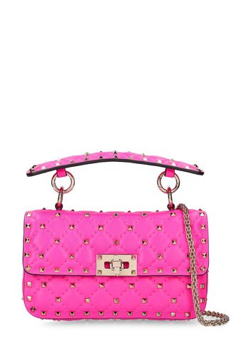 Rockstud Spike Nappa Top Handle Bag