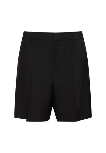 Tailored Wool Shorts