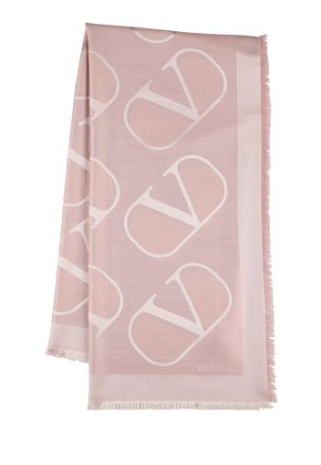 Vlogo Signature Silk & Wool Scarf