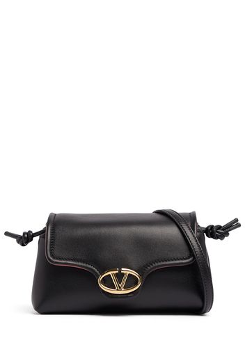 Mini Vlogo Leather Shoulder Bag