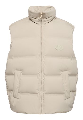 V Logo Down Vest