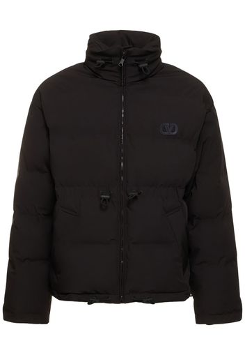 V Logo Down Jacket