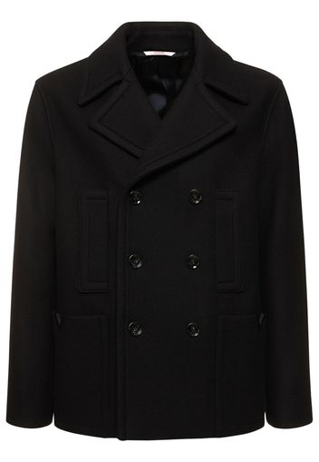 Double Wool Peacoat