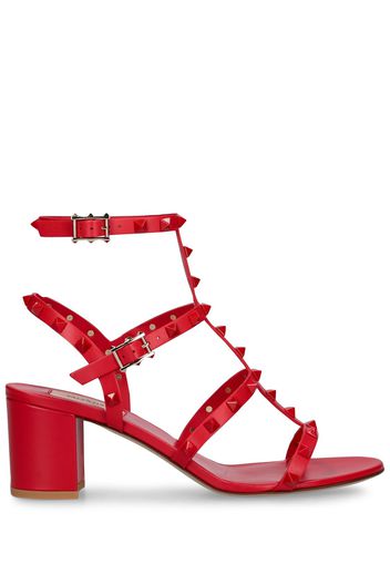 60mm Rockstud Leather Sandals