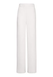 Silk Cady High Rise Wide Pants