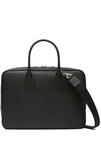 My Logo Leather Briefcase W/ Zip