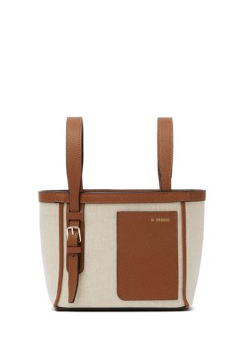 Mini Bucket Canvas Top Handle Bag