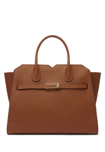 Medium Milano Leather Tote Bag