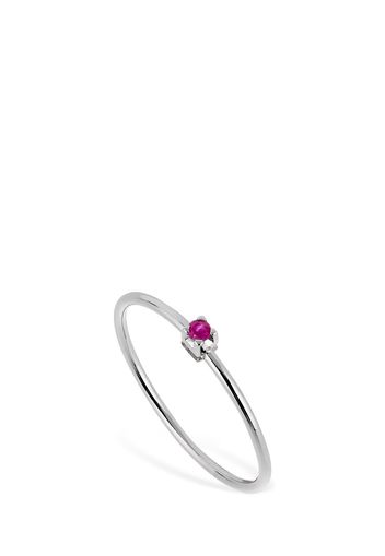 18kt White Gold & Ruby Ring