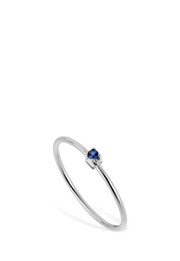 18kt White Gold & Sapphire Ring