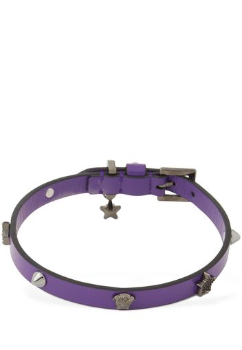 Medusa Adjustable Leather Choker