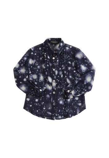 Solar System Printed Silk Shirt