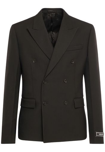 Formal Double Breasted Wool Jacket