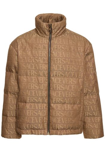 Monogram Cotton Blend Down Jacket