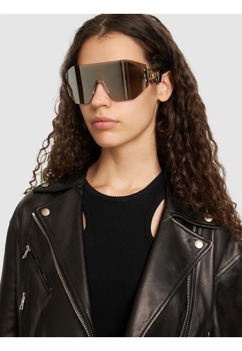 Medusa Coin Mask Metal Sunglasses