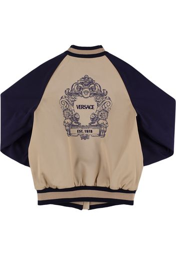 Embroidered Padded Varsity Jacket